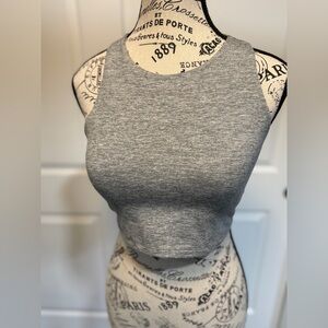 NWOT OFFLINE The Hugger Longline Racerback Sports Bra-Gray